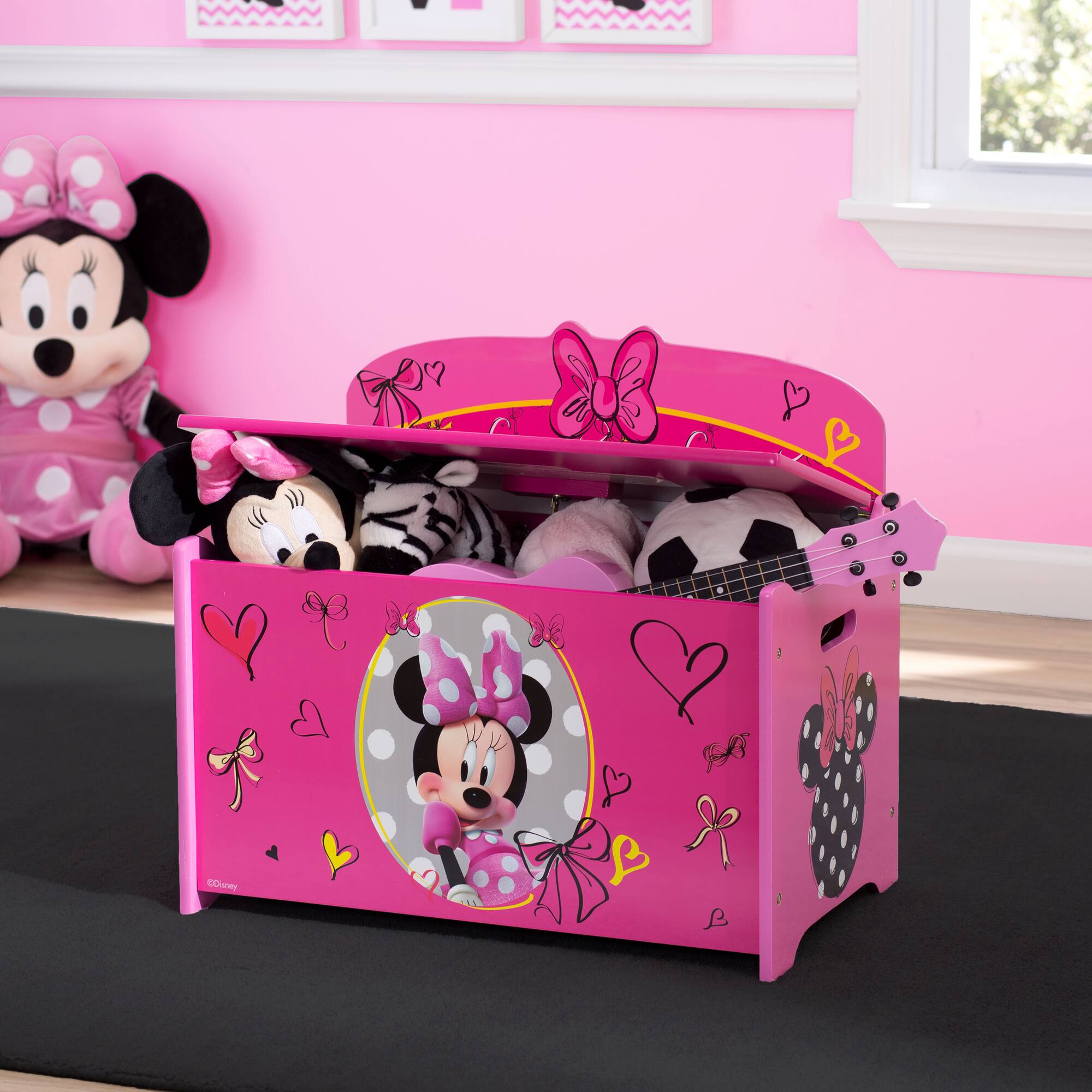 Delta Children Minnie Mouse Deluxe Toy Box